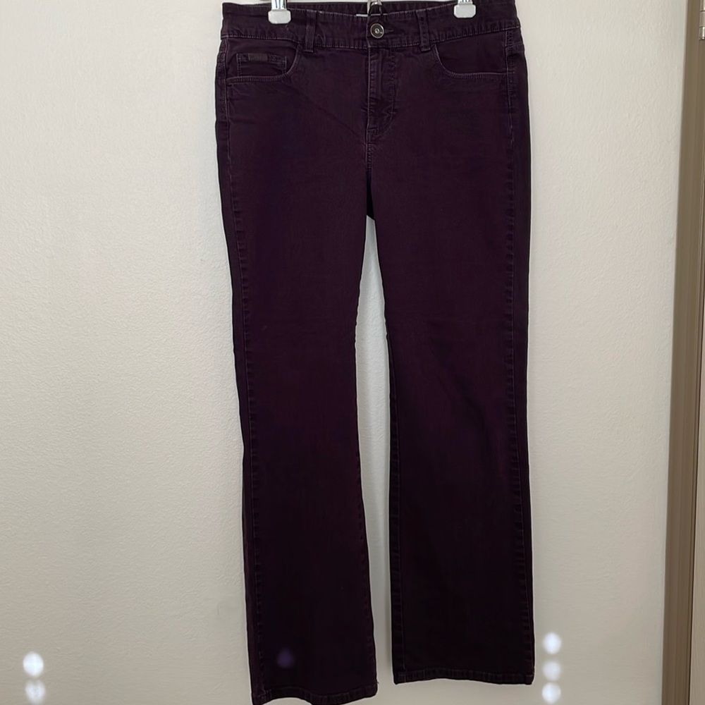 Lee Slender Secret Jeans in Burgundy